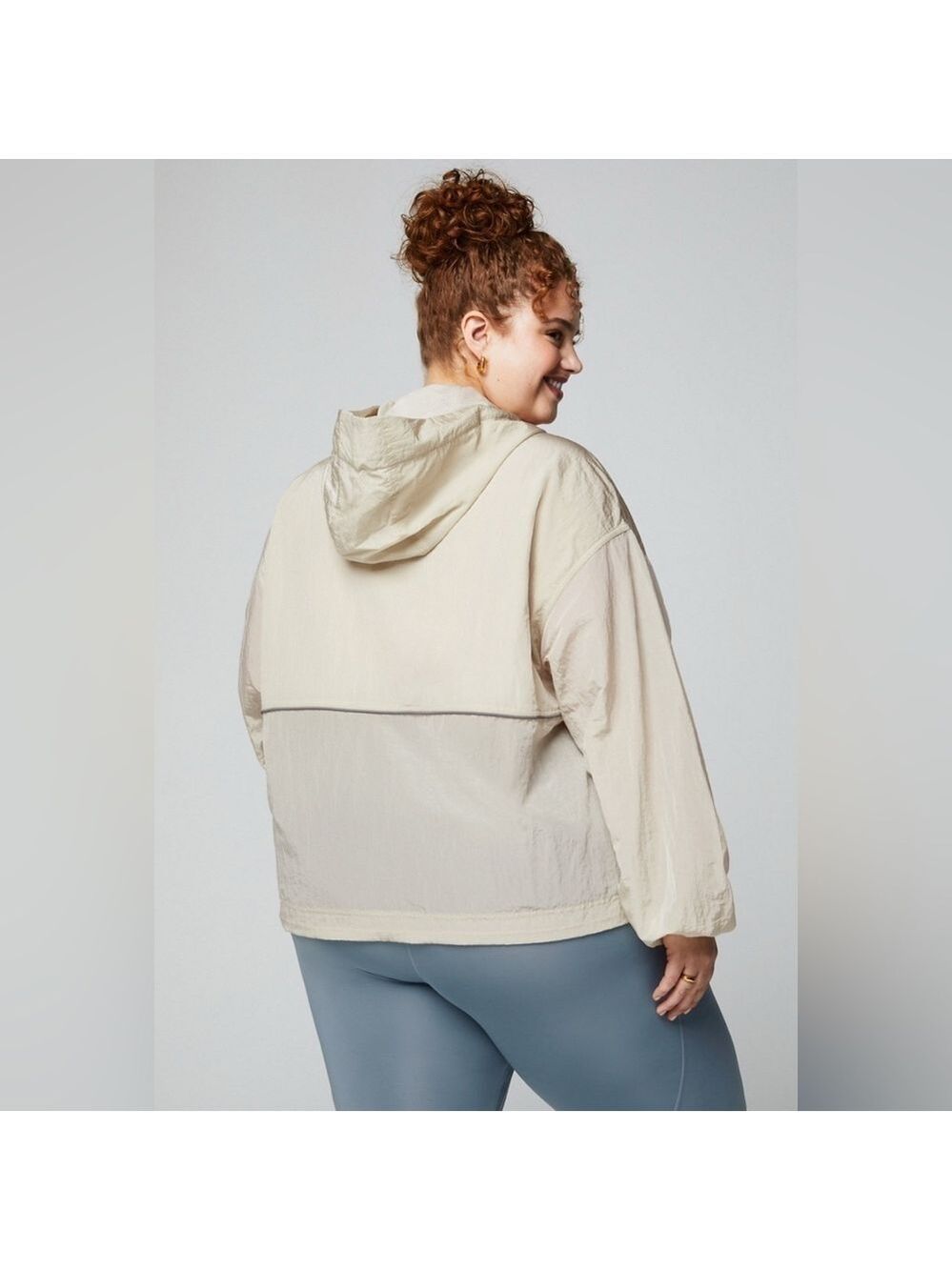 Nylon Shimmer Windbreaker - Picture 4 of 7